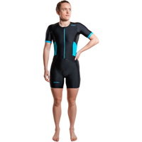 Womens Activate Short Sleeve Full Zip Trisuit